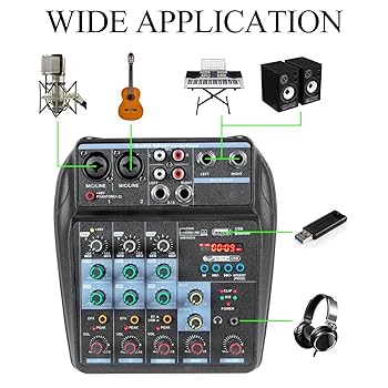DJ機材 USB MIX 4 Project Series ART USB Mix - Mixer with USB Audio Interface | Sweetwater